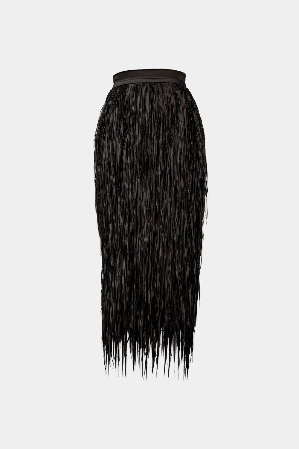 Satin "grass" skirt - Long - Gert - Johan Coetzee