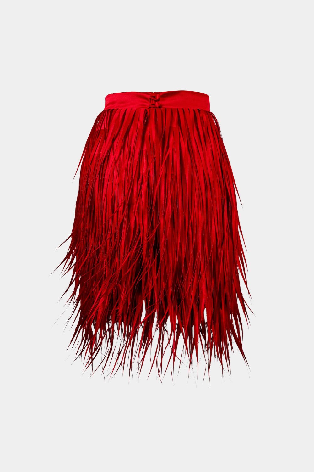 Satin "grass" skirt - Short - Gert - Johan Coetzee
