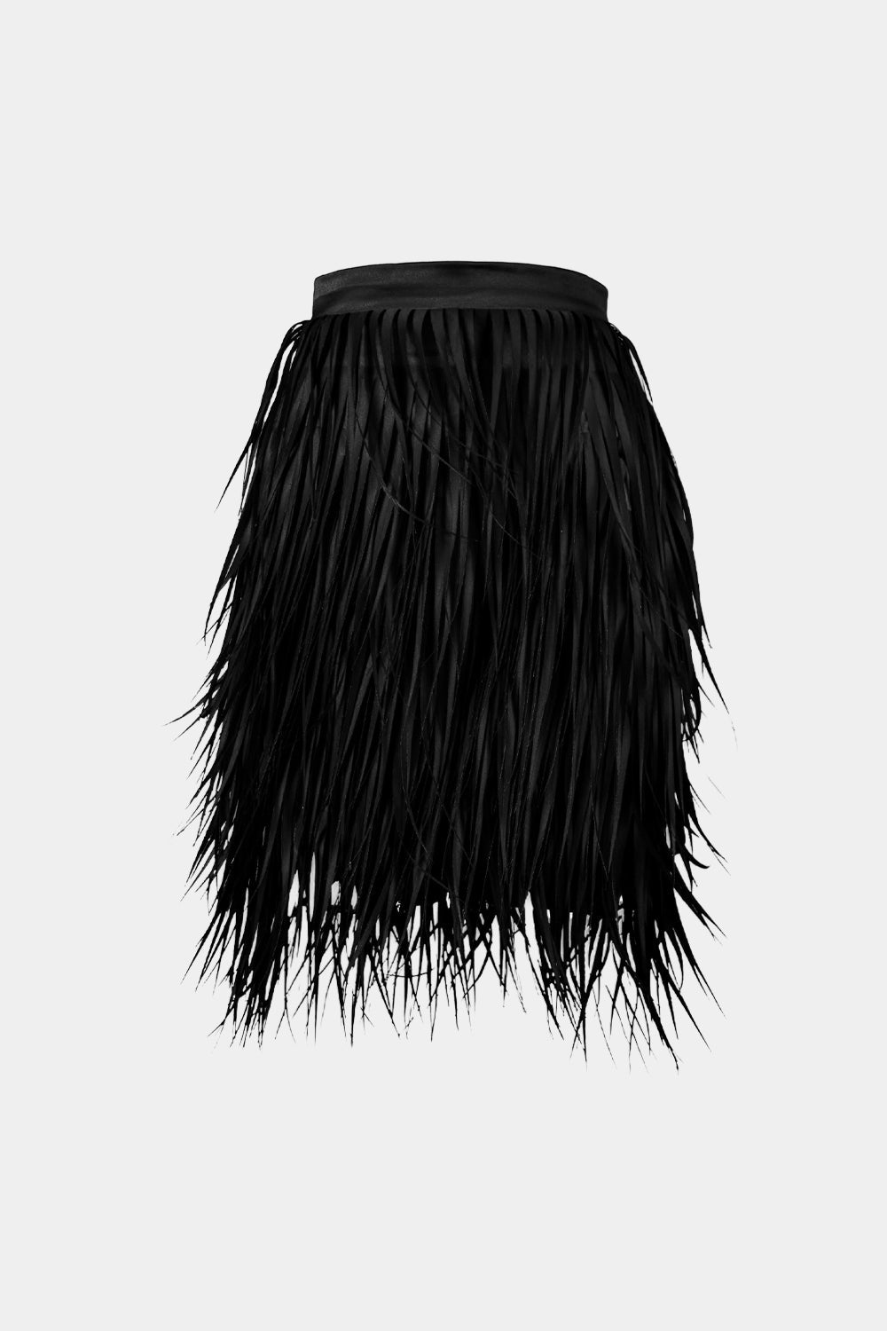 Satin "grass" skirt - Short - Gert - Johan Coetzee