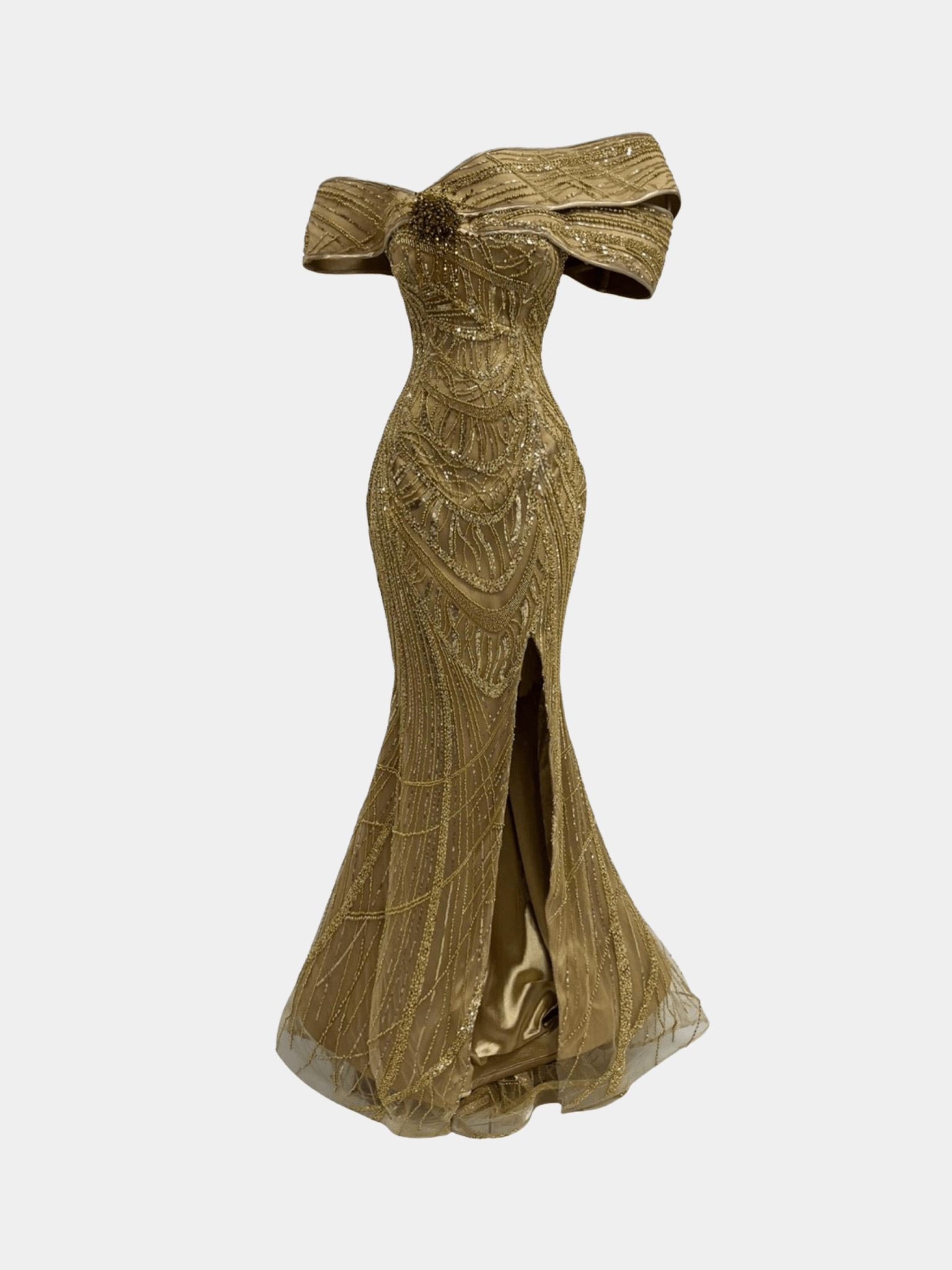 Sculptural Royal Gert-Johan Coetzee Gown