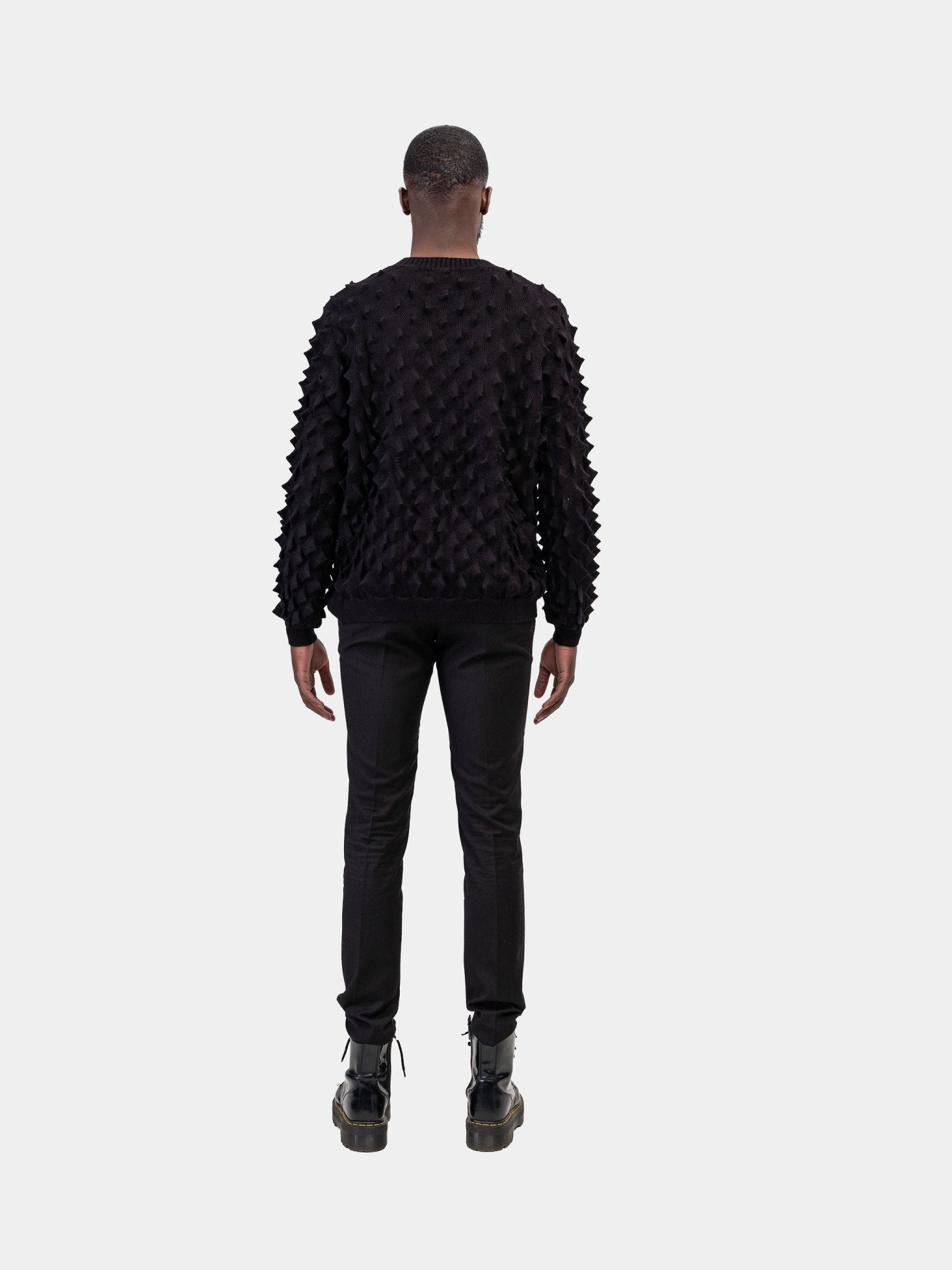 Spiked Sweater - Black - Gert - Johan Coetzee