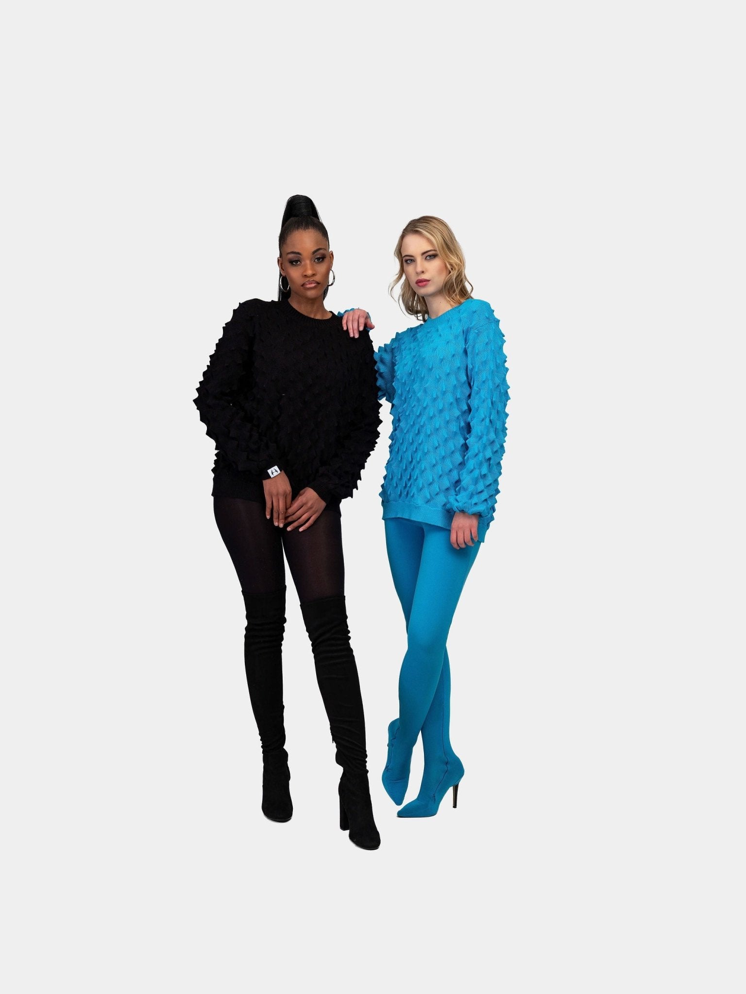 Spiked Sweater - Black - Gert - Johan Coetzee