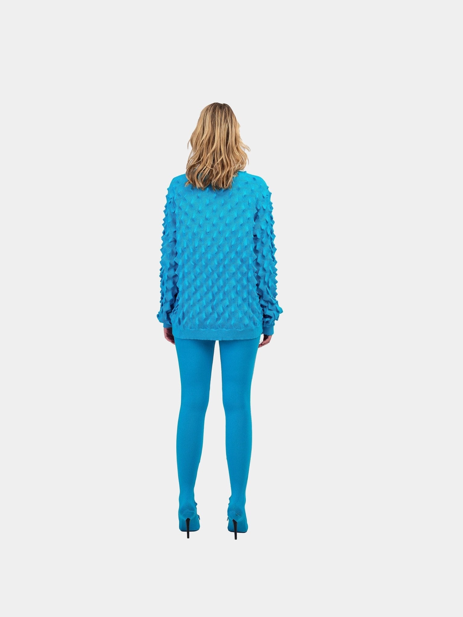 Spiked Sweater - Blue - Gert - Johan Coetzee