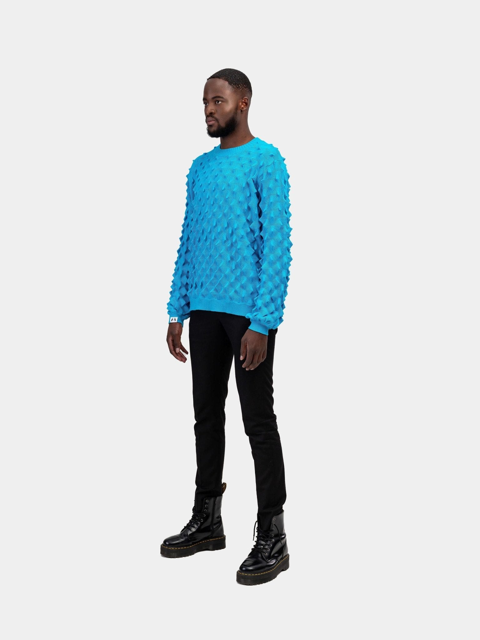Spiked Sweater - Blue - Gert - Johan Coetzee