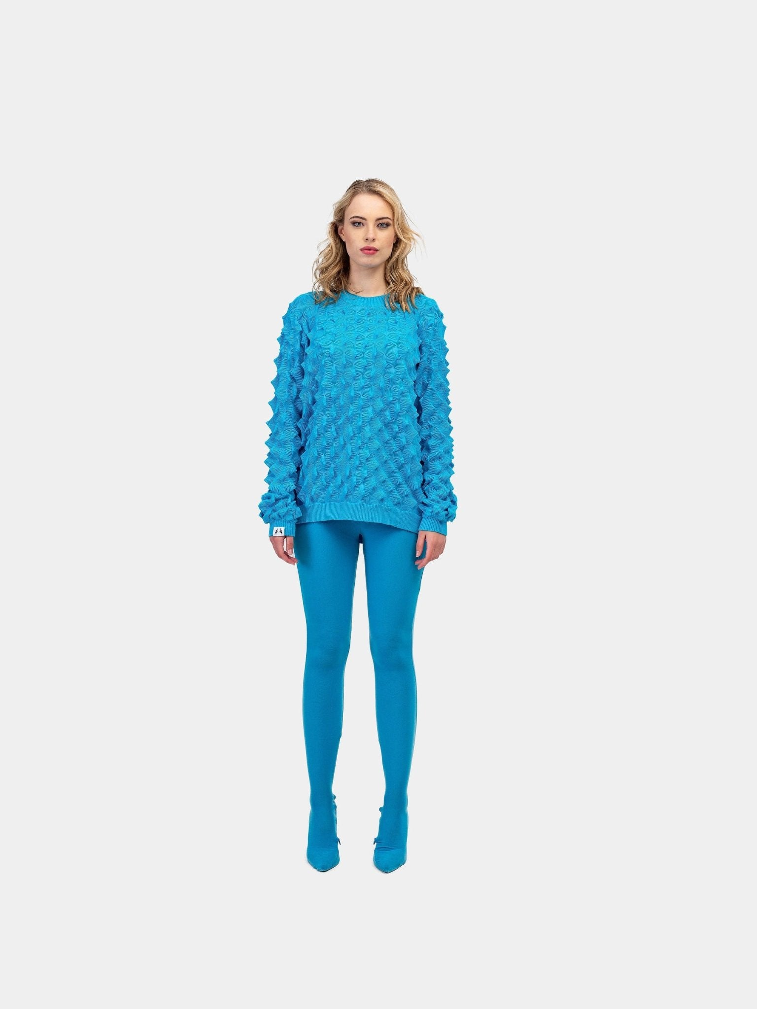 Spiked Sweater - Blue - Gert - Johan Coetzee