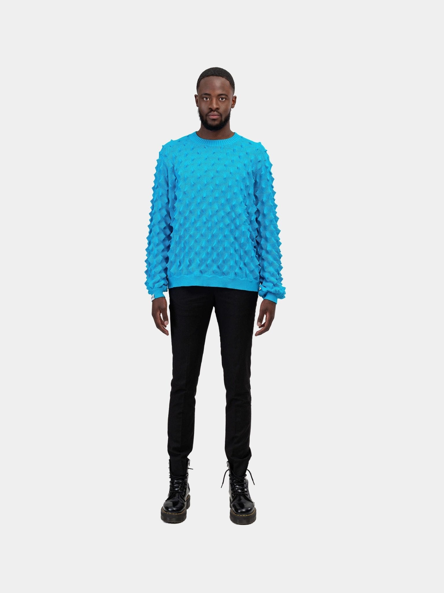 Spiked Sweater - Blue - Gert - Johan Coetzee