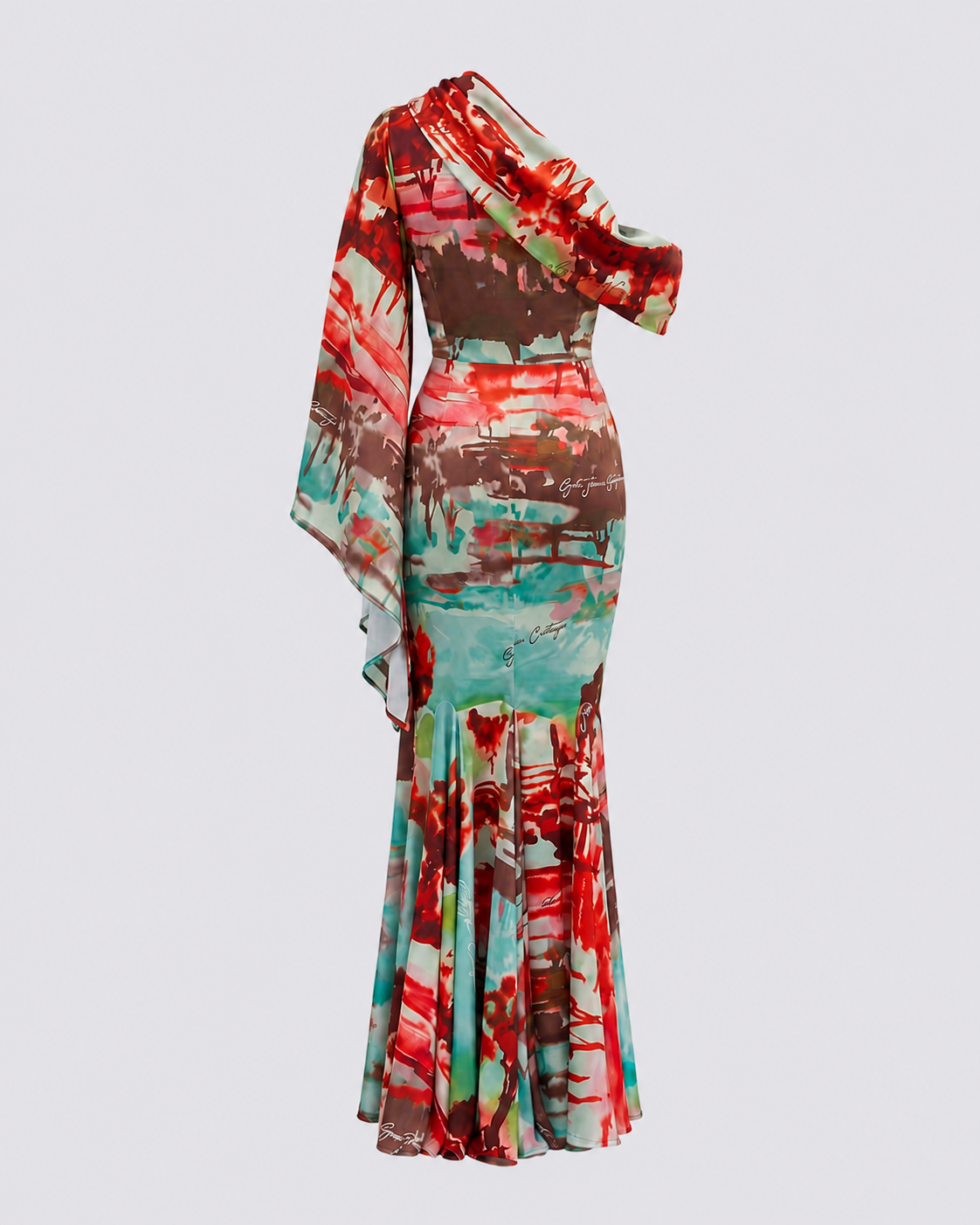 Asymmetrical Fishtail Dress