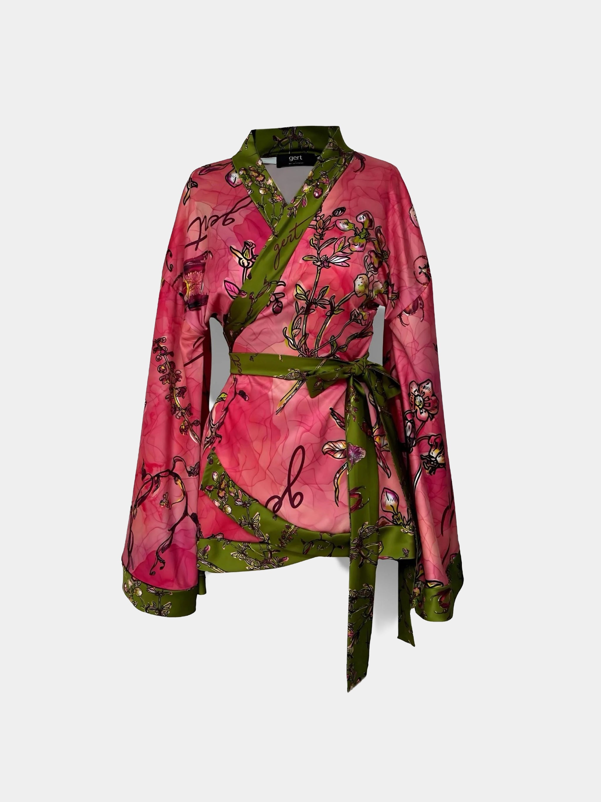 Gert-Johan Coetzee botanical kaftan blouse