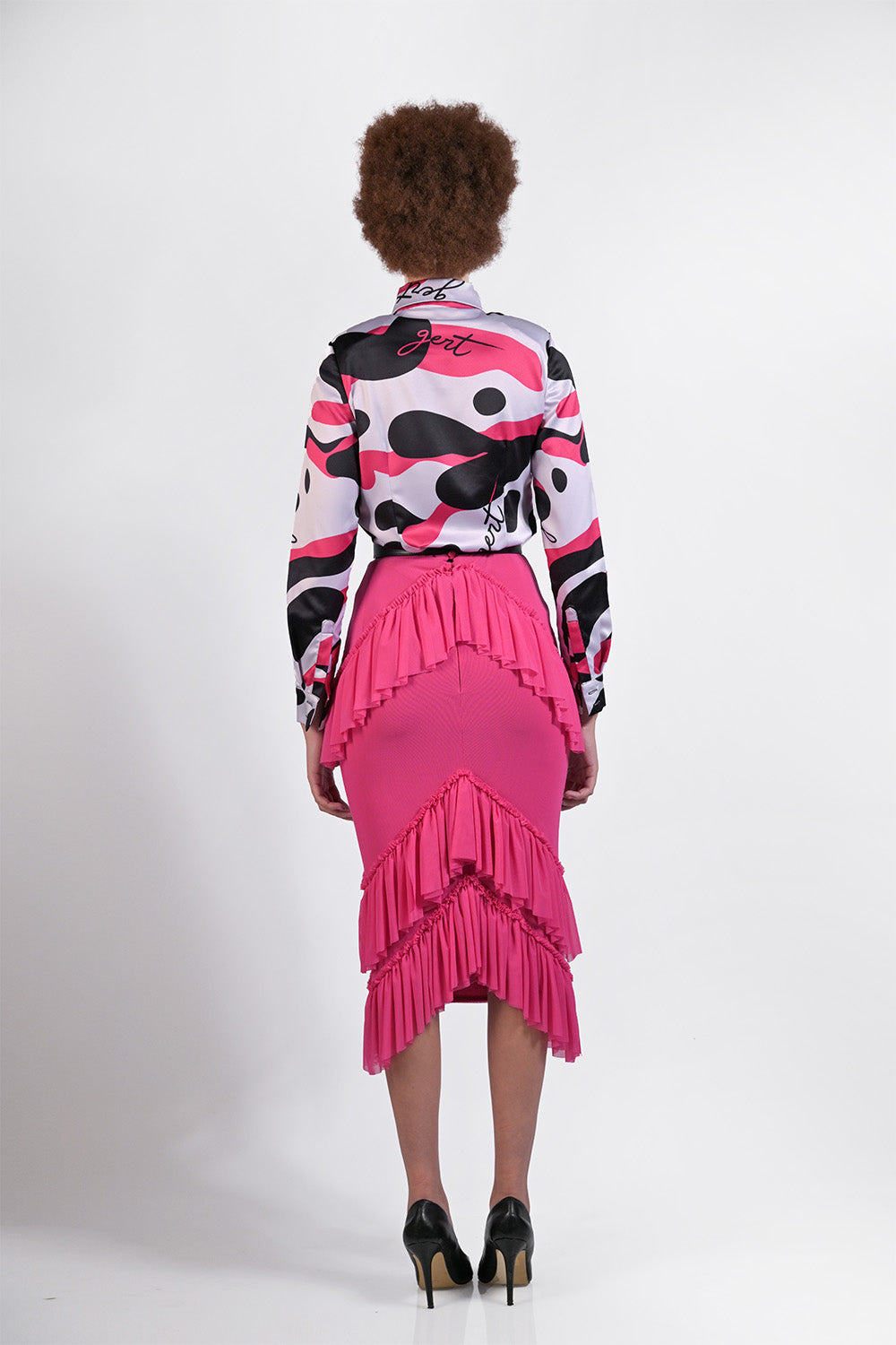 Gert Milkshake satin blouse