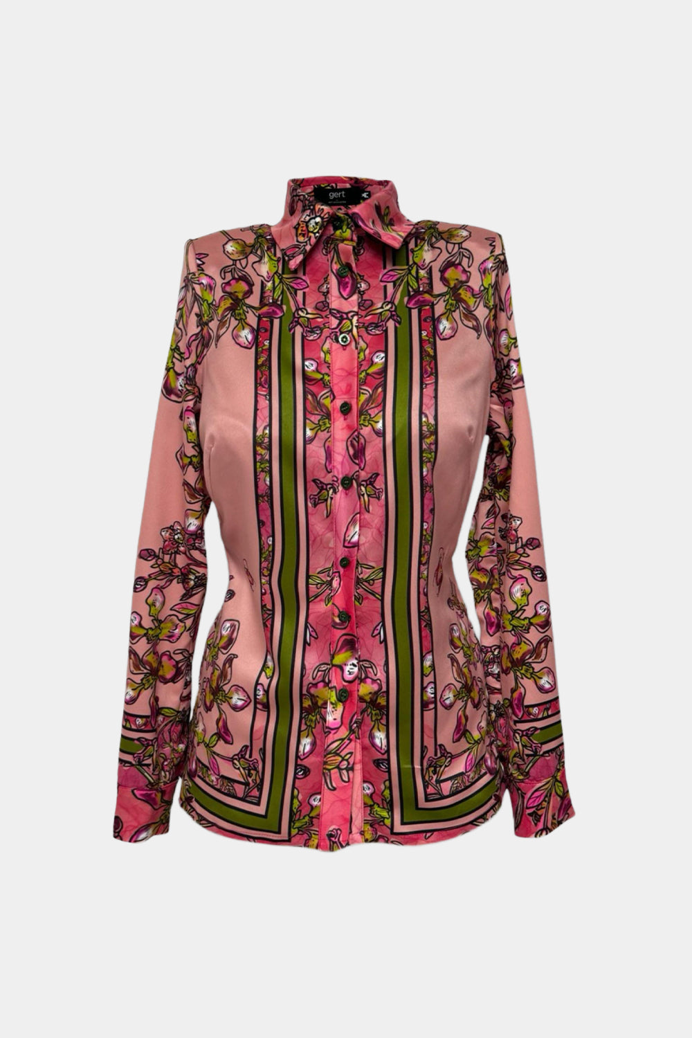 Gert-Johan Coetzee Botanical blouse in blush