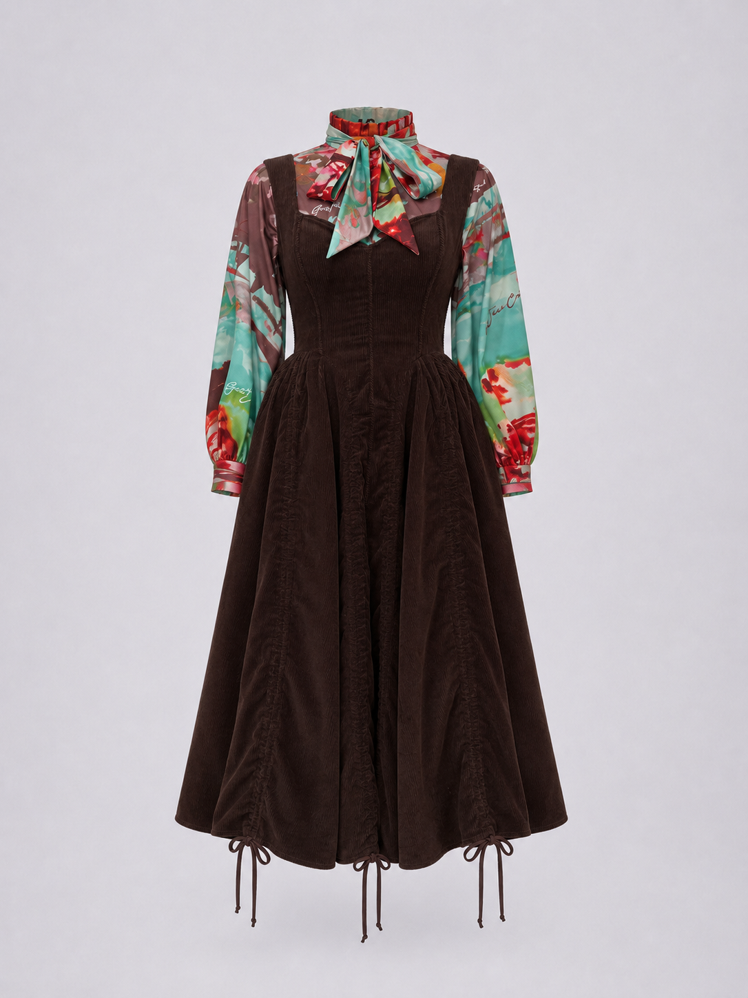Corduroy Corset Dress