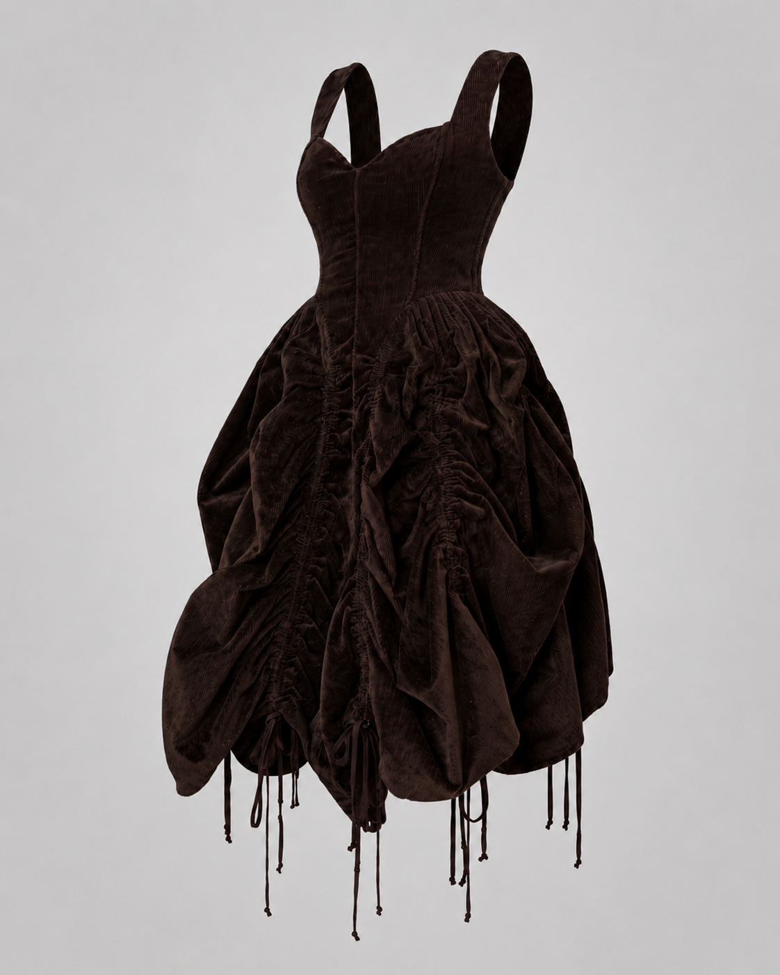 Corduroy Corset Dress