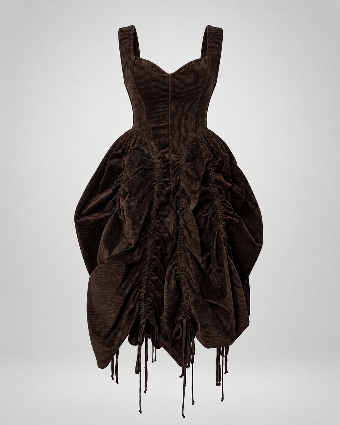 Corduroy Corset Dress