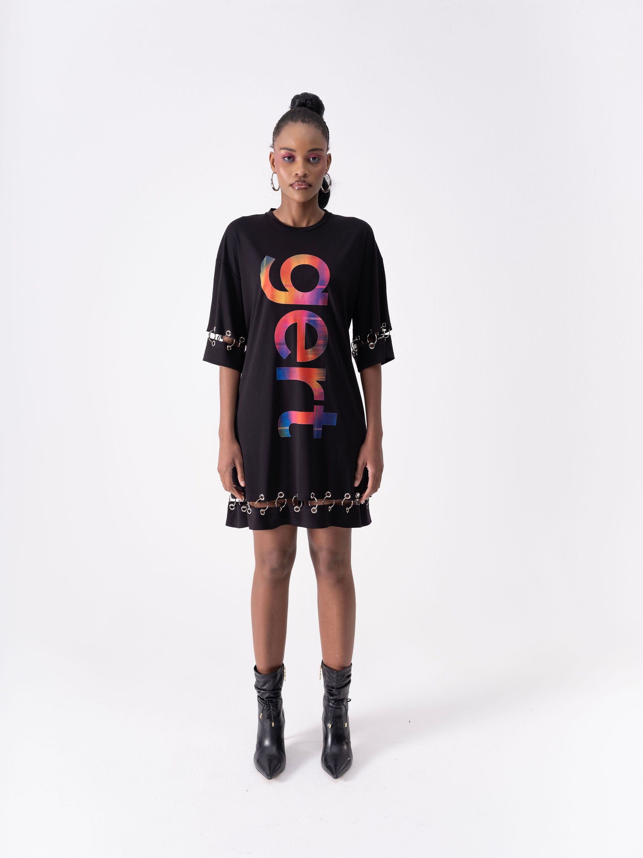 Gert Metal Ring T-shirt Dress