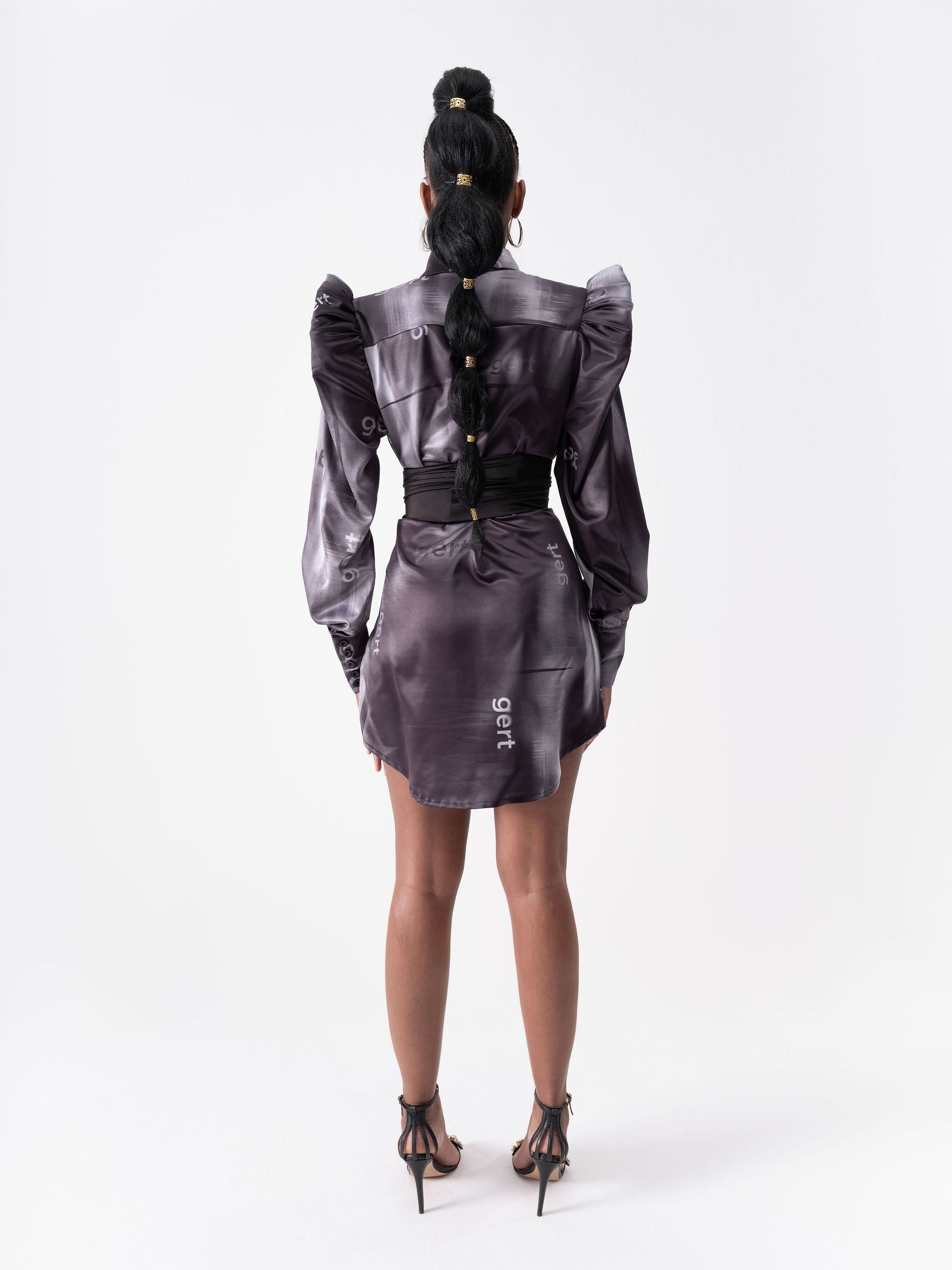 Gert Puff Sleeve Shirt Dress