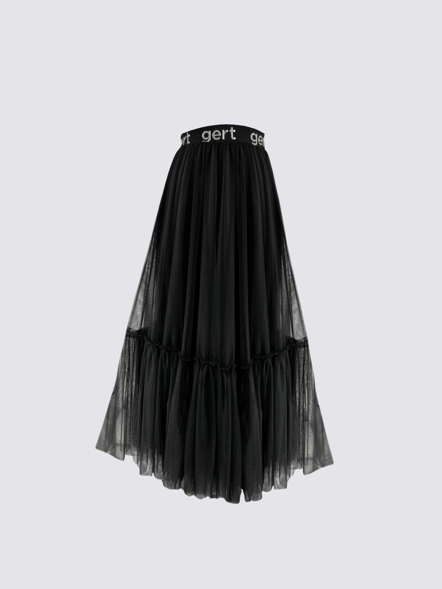 Ruffled Tulle Skirt