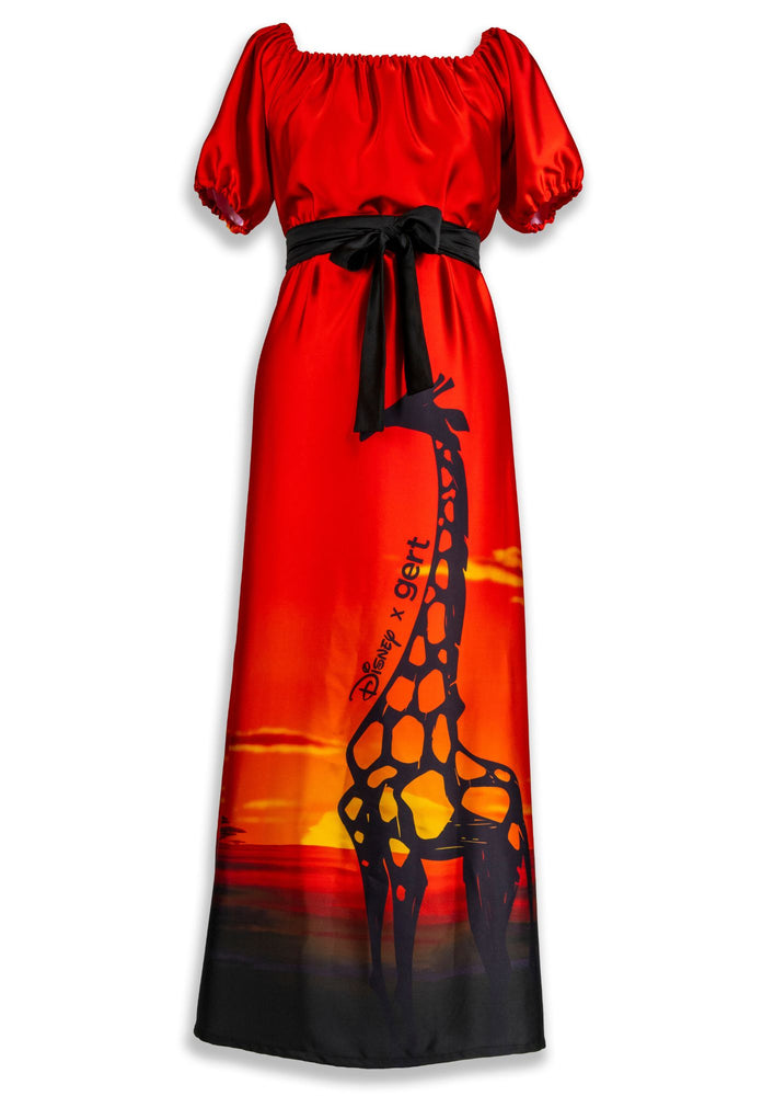 Disney x gert - Lion King African sunset maxi dress