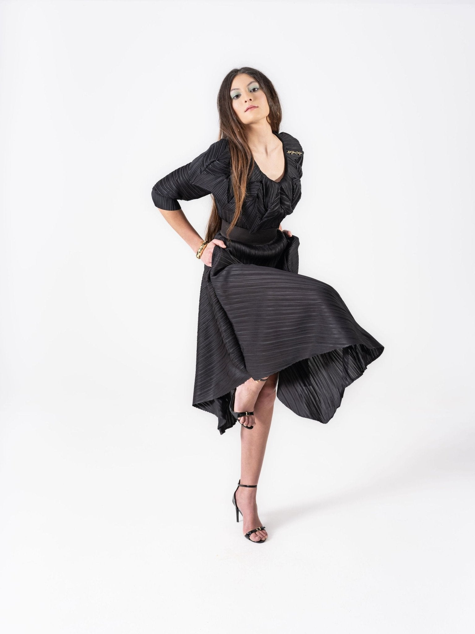 A - Line Pleated Dress - Gert - Johan Coetzee