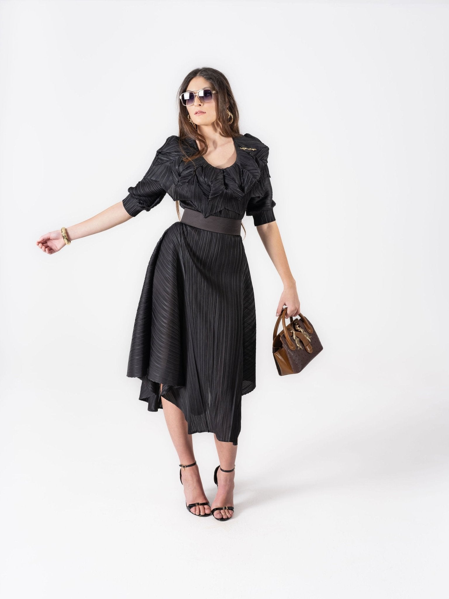 A - Line Pleated Dress - Gert - Johan Coetzee