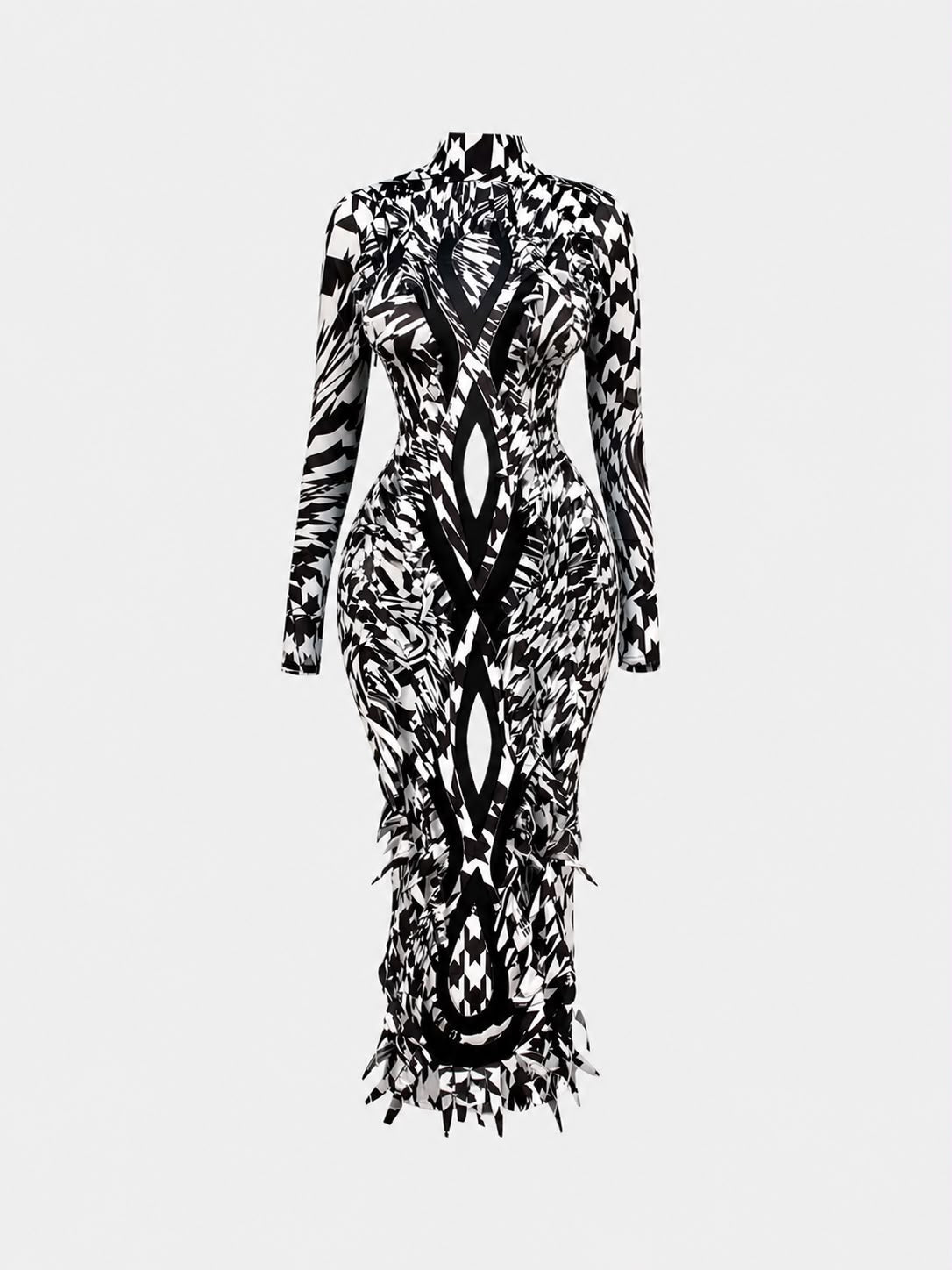 Abstract Houndstooth Bodycon - Gert-Johan Coetzee