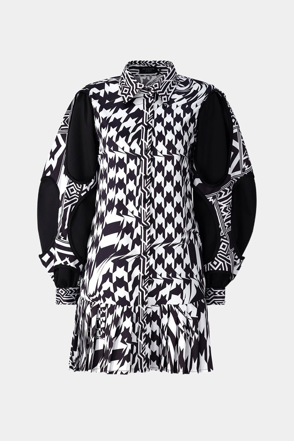 Abstract Houndstooth Shirtdress - Gert - Johan Coetzee