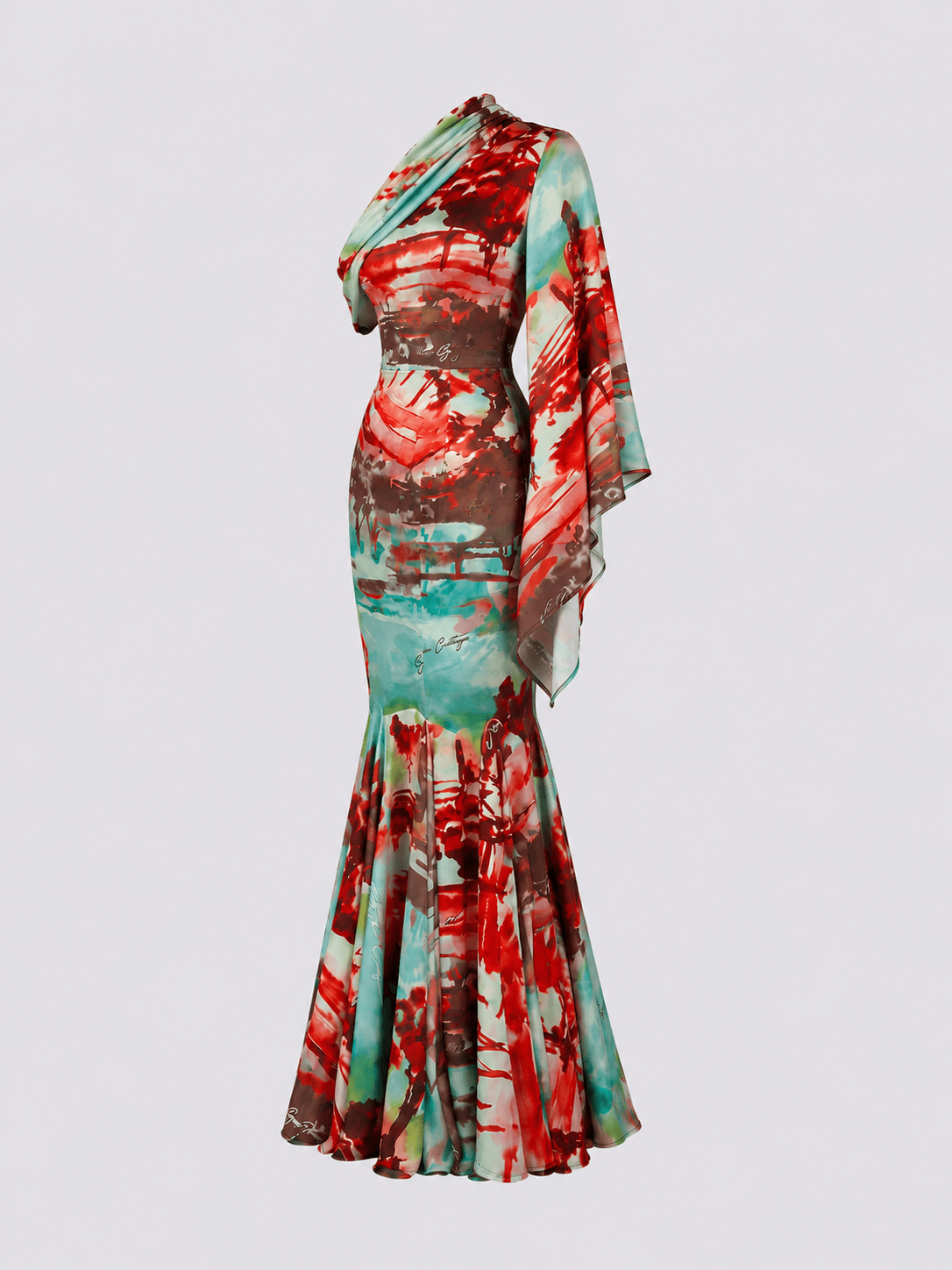 Asymmetrical Fishtail Dress - Gert-Johan Coetzee