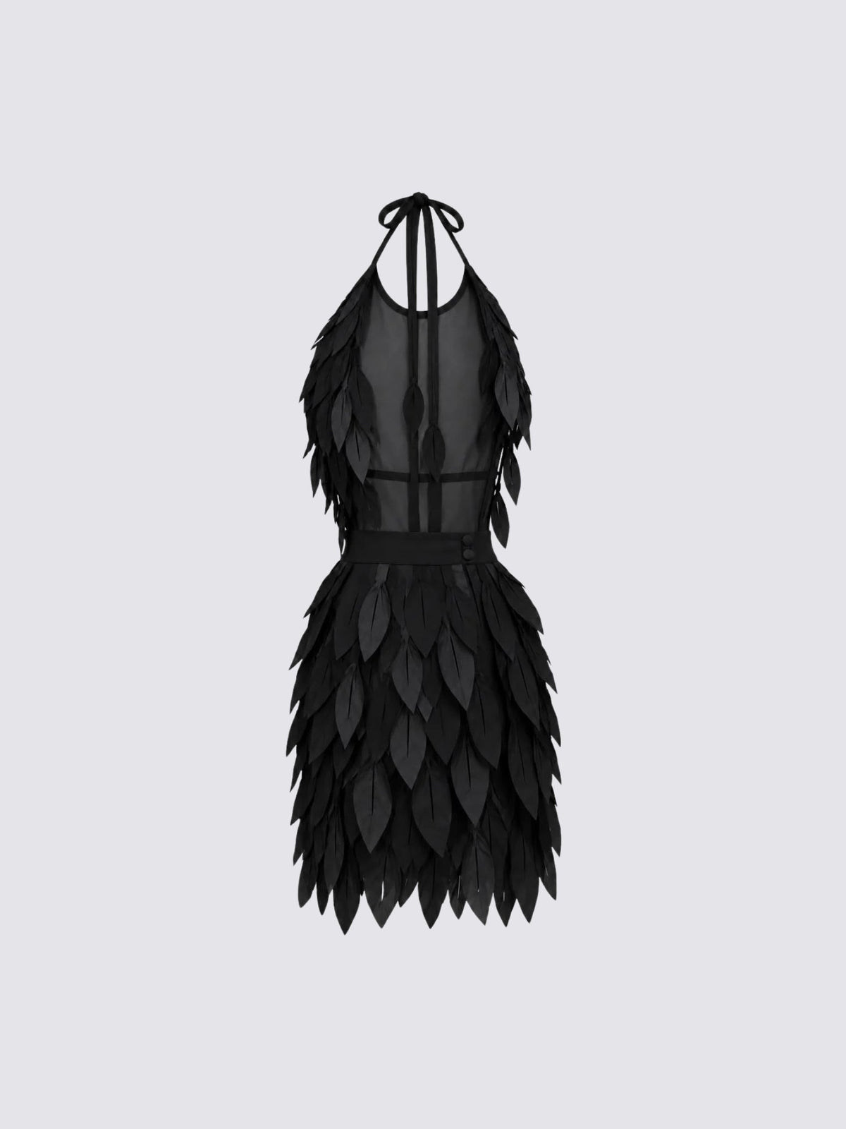 Backless Leaf Mini Dress - Gert-Johan Coetzee