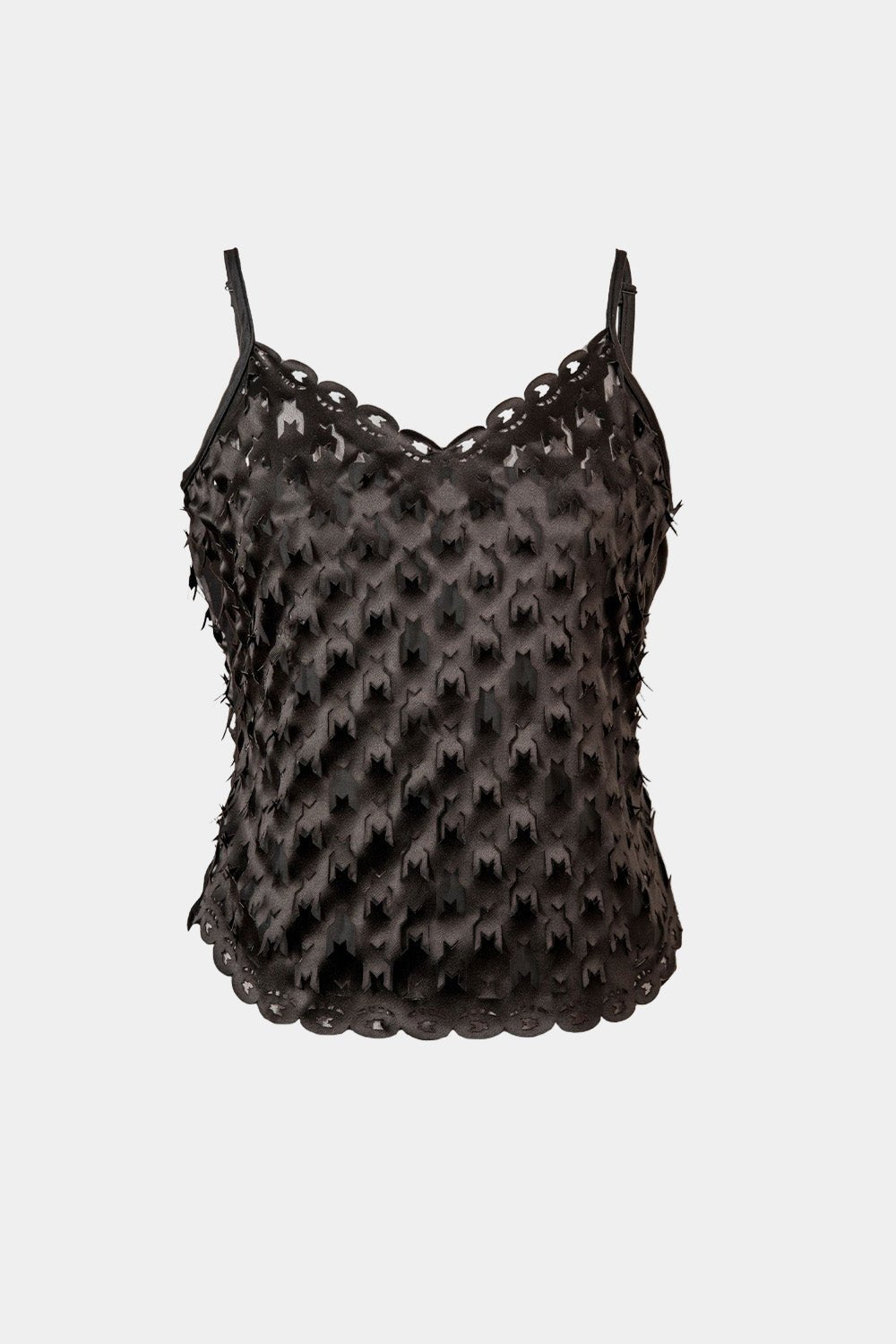 Black cut - out camisole - Gert - Johan Coetzee