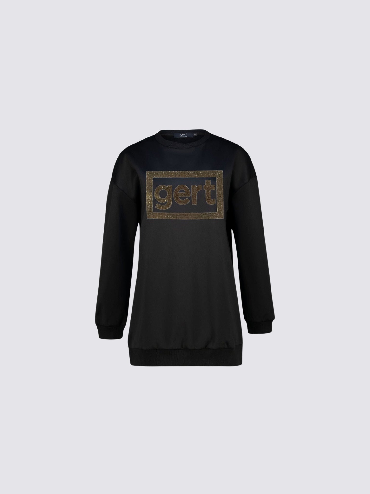 Black Gert Gold Crystal Sweatshirt - Gert-Johan Coetzee