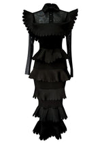 Black Scalloped dress