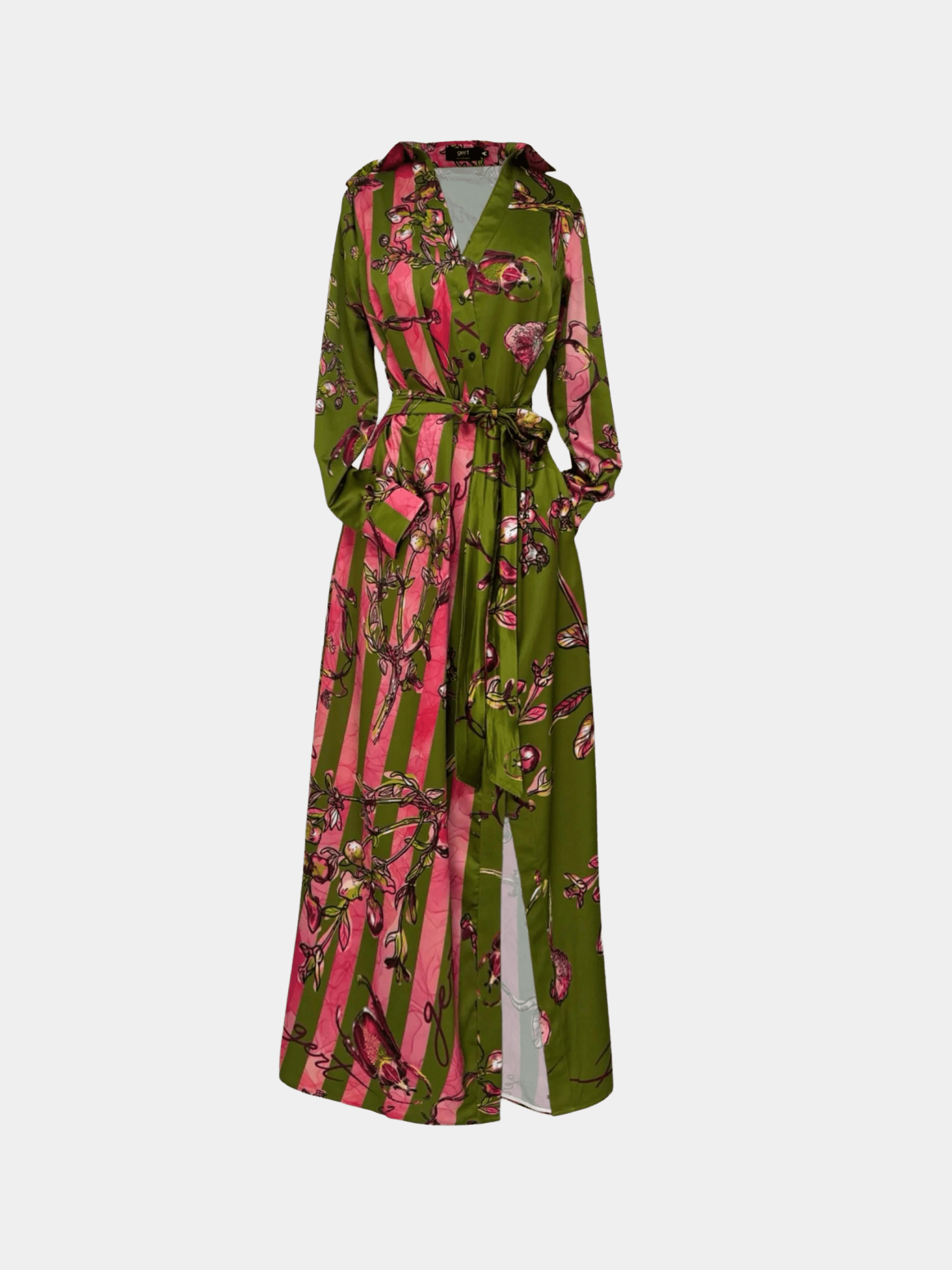 Botanical Asymmetrical Shirtdress - Gert - Johan Coetzee