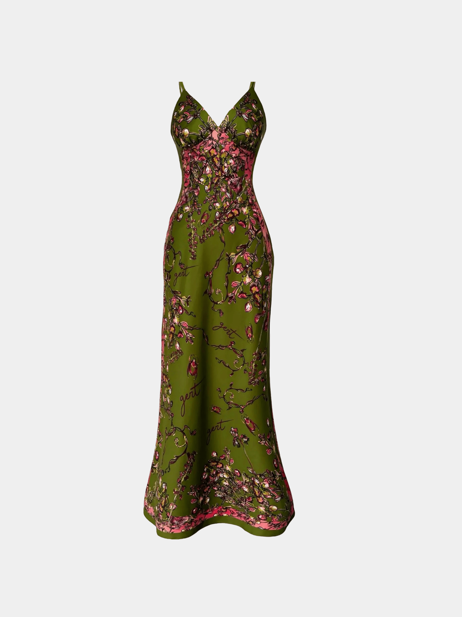 Botanical Bias Cut Dress - Gert - Johan Coetzee