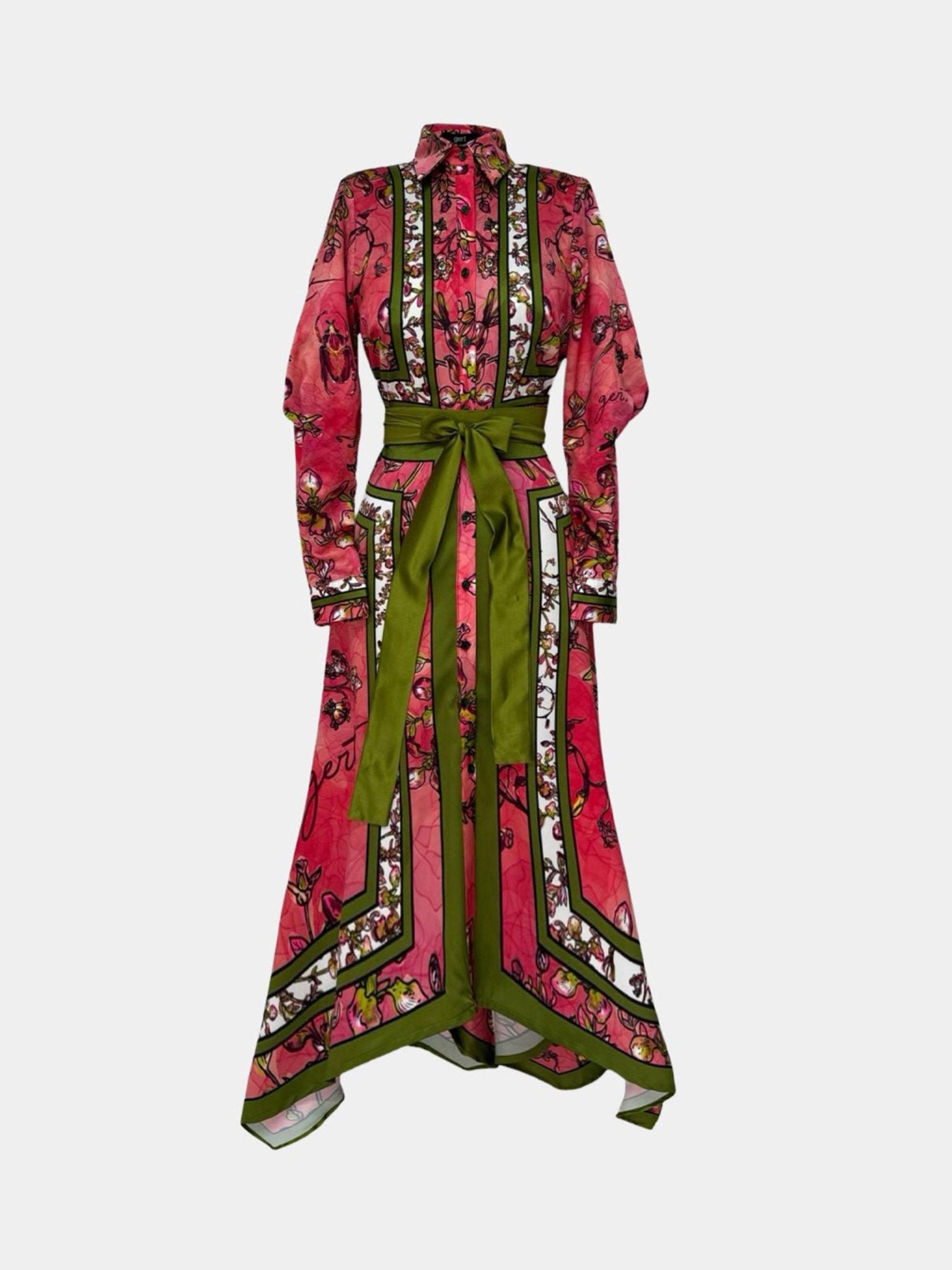Botanical Scarf Dress - Gert - Johan Coetzee