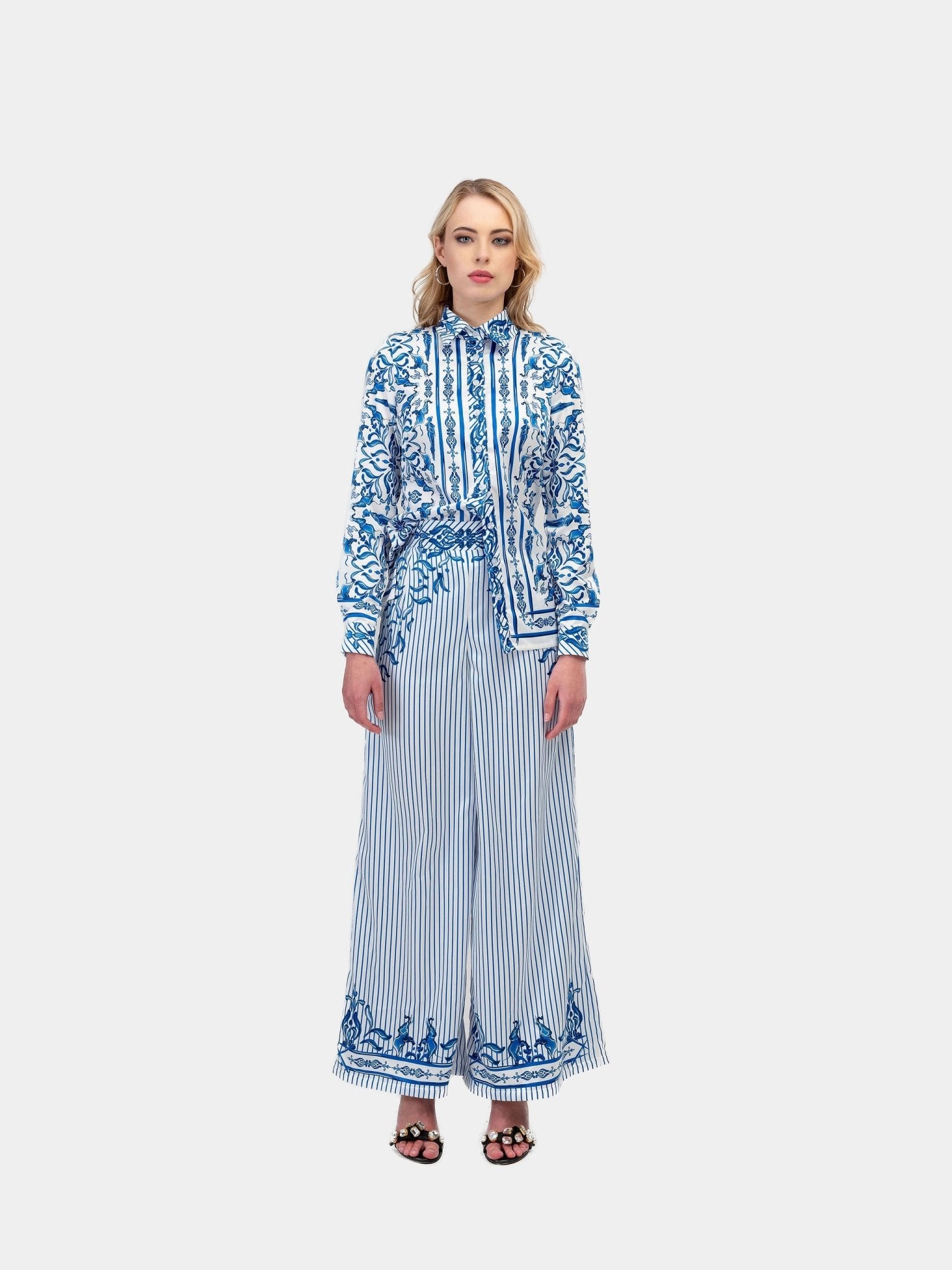 Delft Blouse and Pants Set - Gert - Johan Coetzee