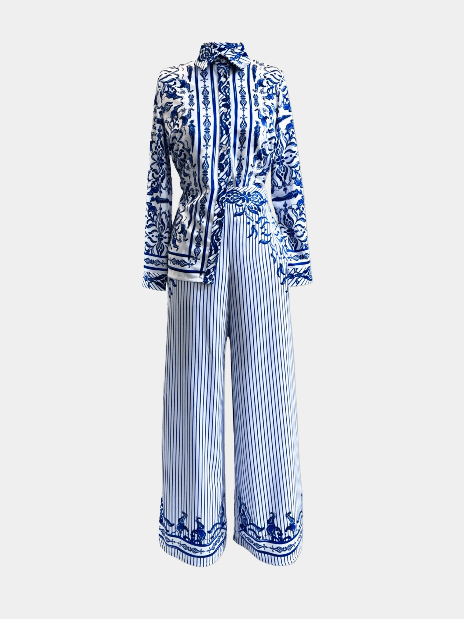 Delft Blouse and Pants Set - Gert - Johan Coetzee