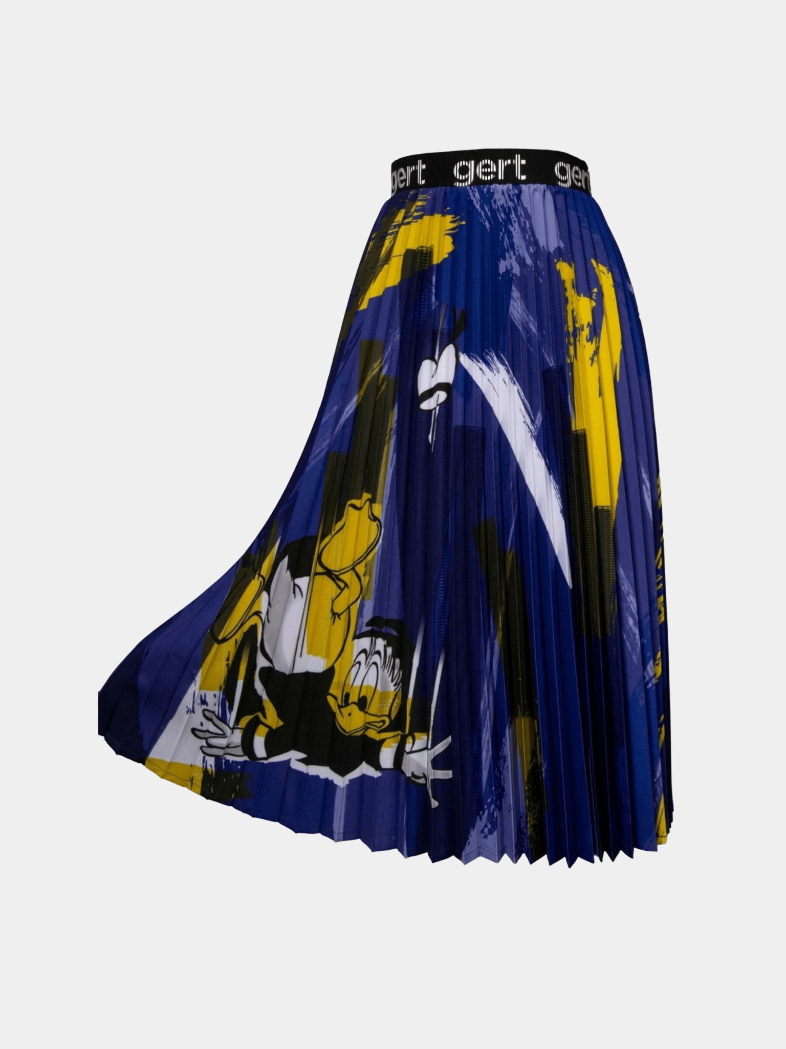 Disney x gert - Donald Duck paint splash pleated skirt - Gert - Johan Coetzee