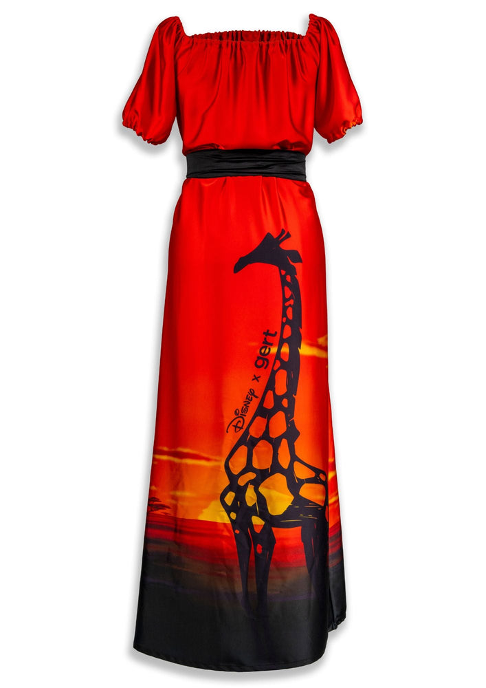 Disney x gert - Lion King African sunset maxi dress - Gert - Johan Coetzee