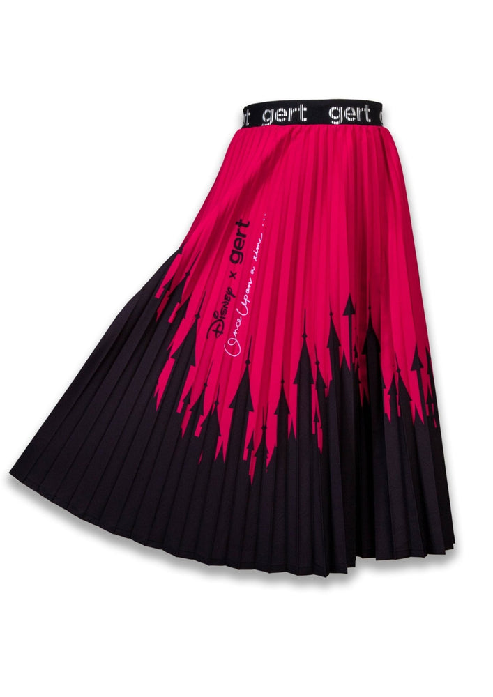 Disney x gert - Princesses pink castle pleated skirt