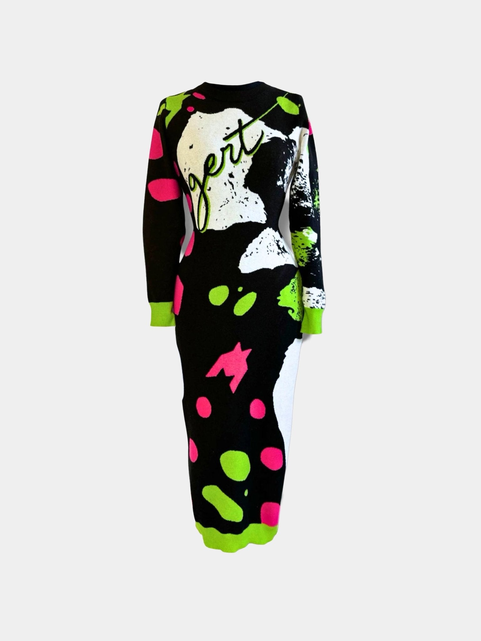 Electric neon gert Knit Dress - Gert - Johan Coetzee