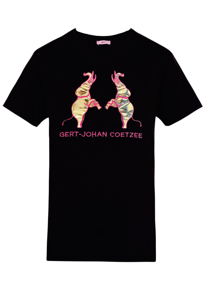 Elephant Embroidered T - shirt - Gert - Johan Coetzee