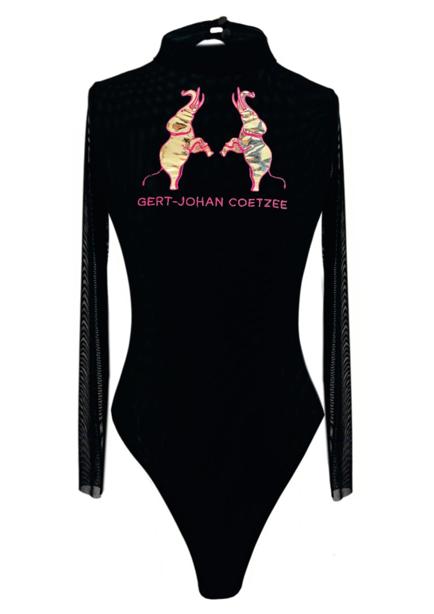 Embroidered Elephant Bodysuit - Gert - Johan Coetzee