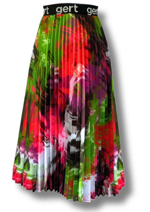 Gert graffiti Pleated Skirt - Gert - Johan Coetzee