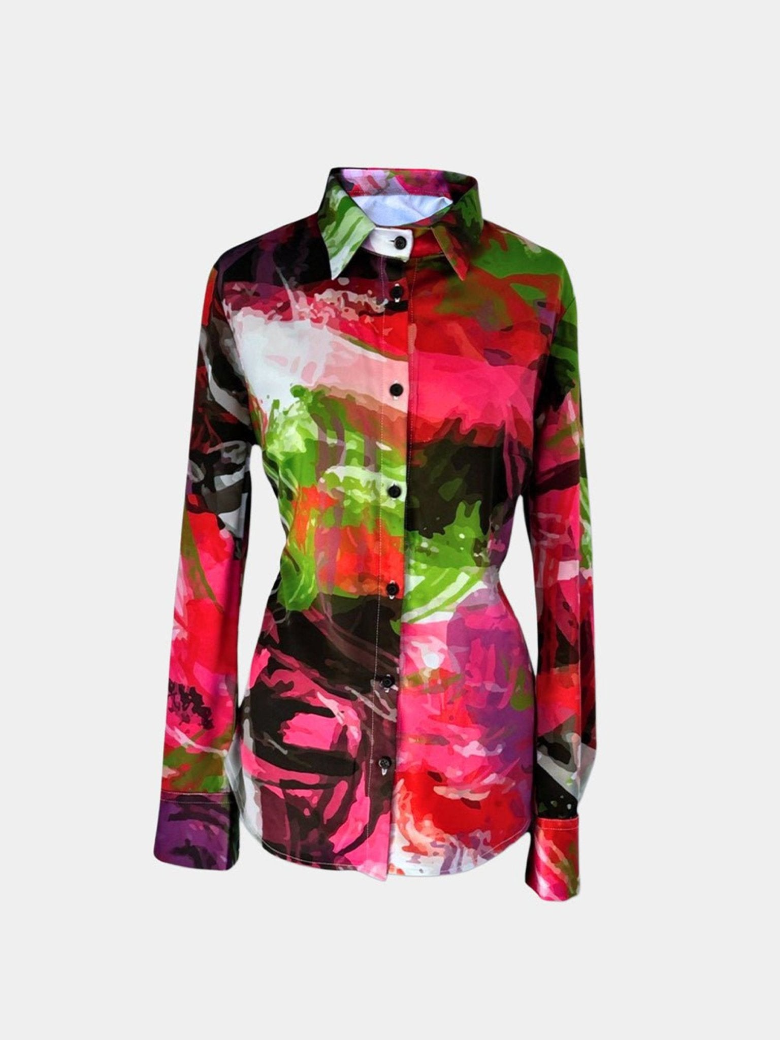 Gert Graffiti satin blouse - Gert - Johan Coetzee
