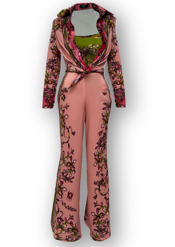 Gert - Johan Coetzee Botanical blouse in blush - Gert - Johan Coetzee