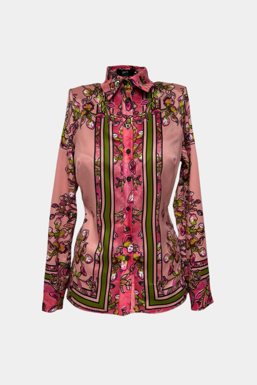 Gert - Johan Coetzee Botanical blouse in blush - Gert - Johan Coetzee