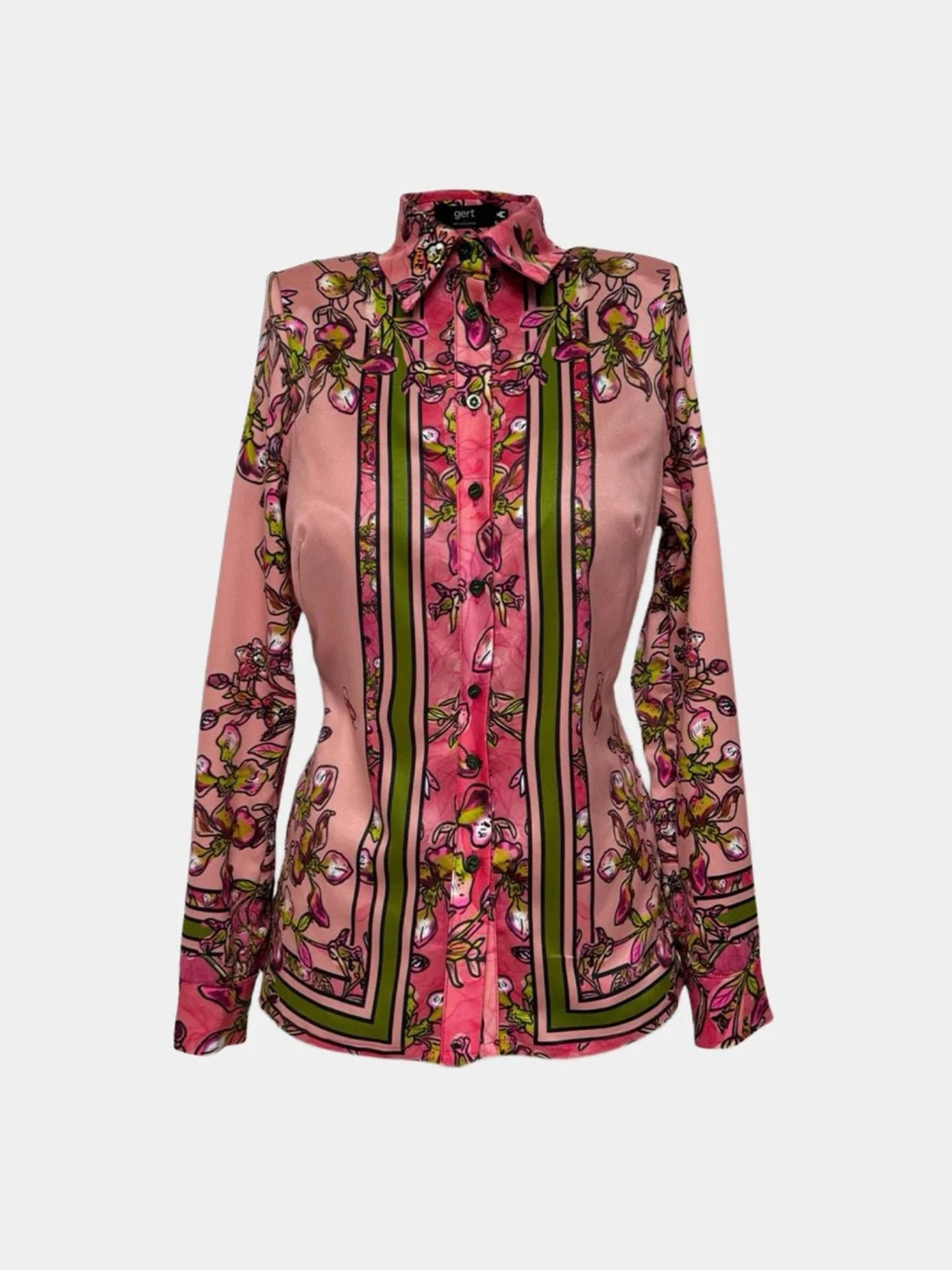 Gert - Johan Coetzee Botanical blouse in blush - Gert - Johan Coetzee