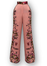 Gert-Johan Coetzee botanical blush palazzo pants