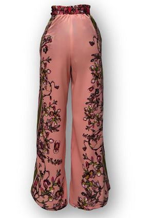 Gert - Johan Coetzee botanical blush palazzo pants - Gert - Johan Coetzee