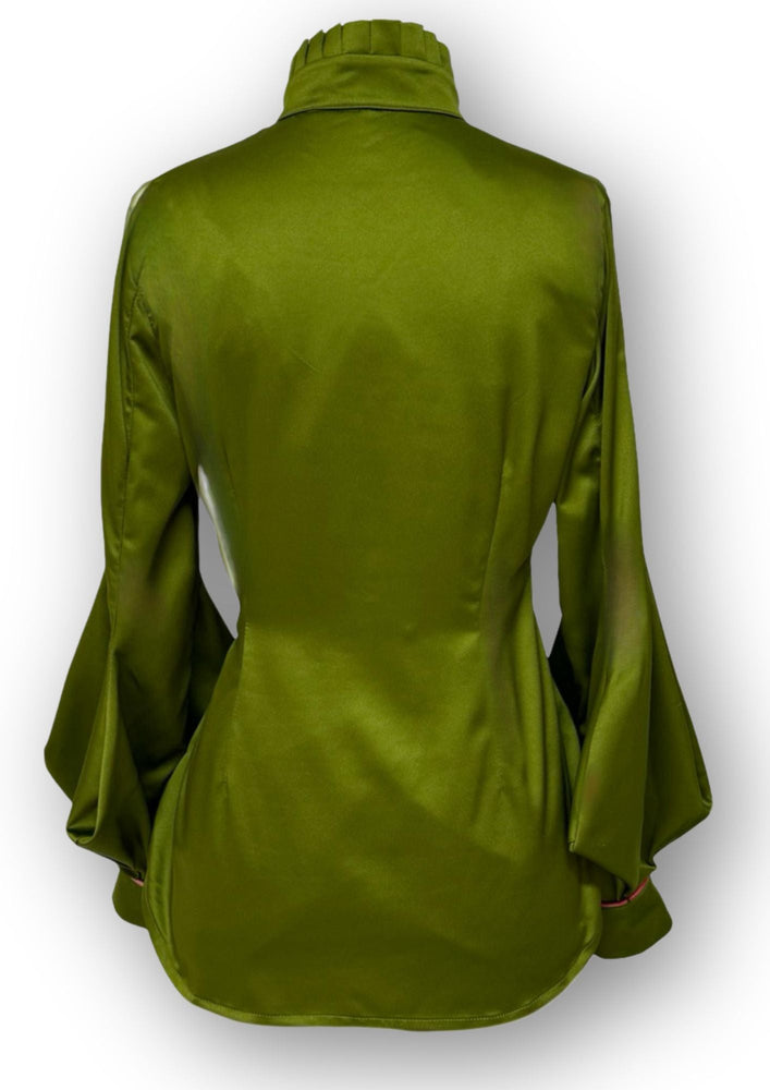 Gert - Johan Coetzee Botanical lantern sleeve blouse - Gert - Johan Coetzee