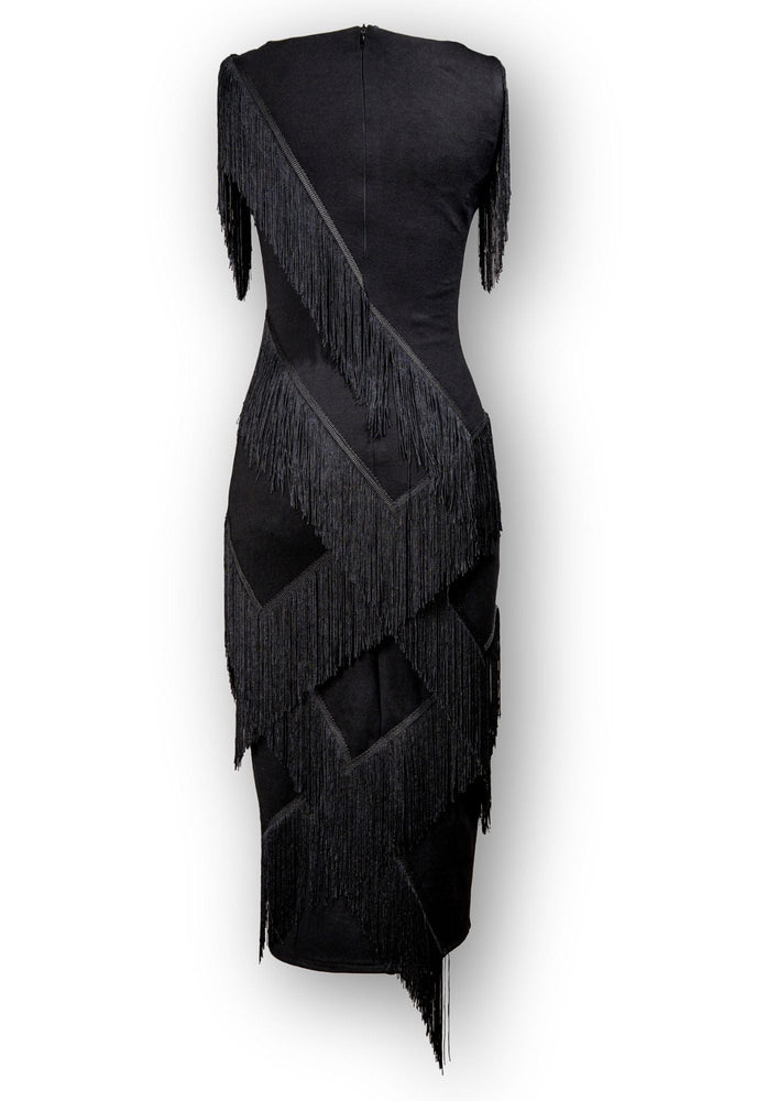 Gert - Johan Coetzee deco tassel dress - Black - Gert - Johan Coetzee